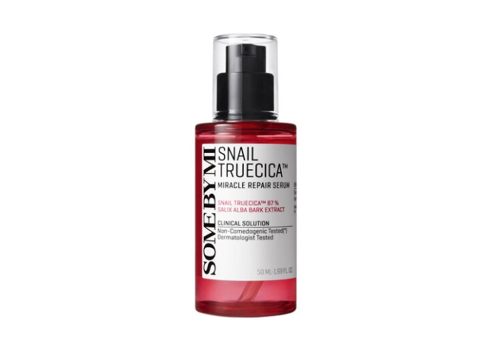 Tinh chất mờ thâm sẹo Some By Mi Snail True Cica Miracle Repair Serum phục hồi da sau mụn nổi tiếng Hàn Quốc