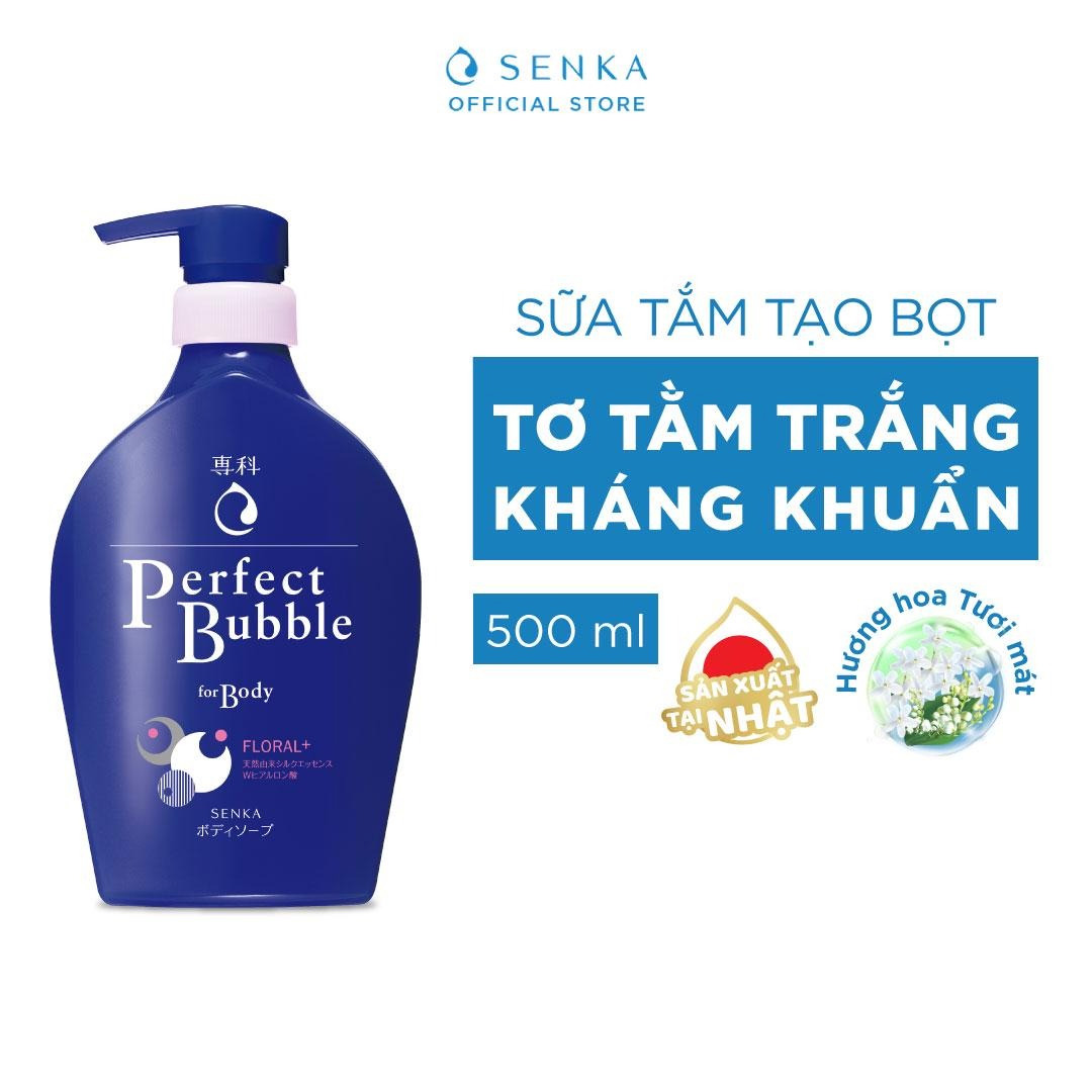 Sữa Tắm Dưỡng Ẩm Senka Hương Hoa Dịu Ngọt 500ml