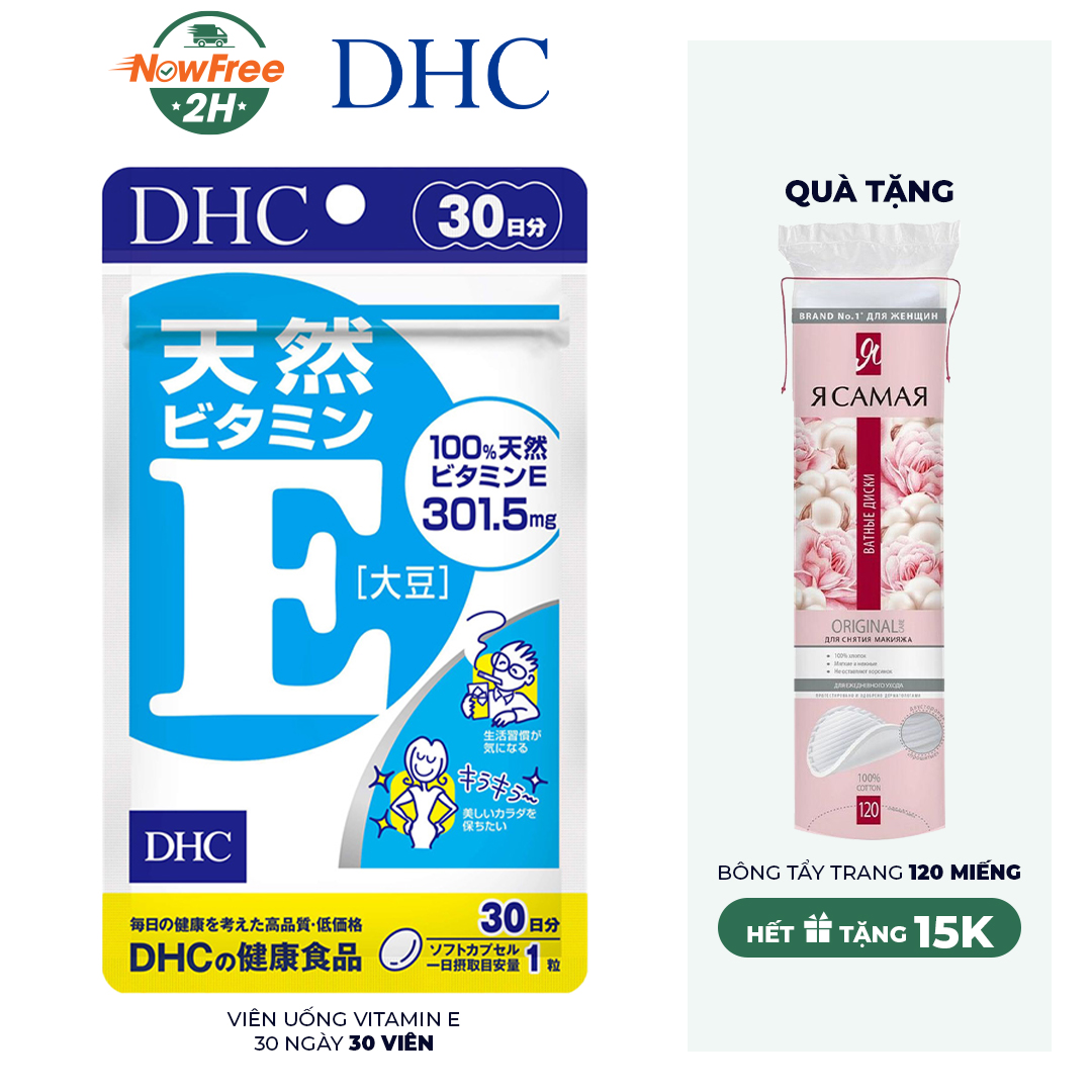 Viên Uống DHC Bổ Sung Vitamin E 90 Ngày 90 Viên