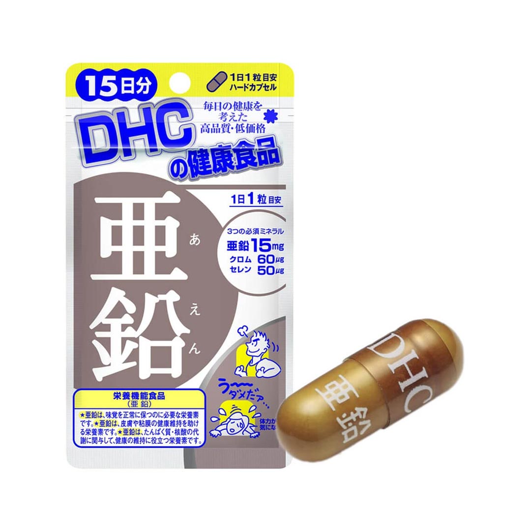 Viên Uống DHC Zinc Bổ Sung Kẽm Gói 30 Ngày 30 Viên