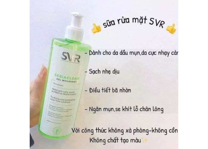 null hạn sử dụng sữa rửa mặt SVR