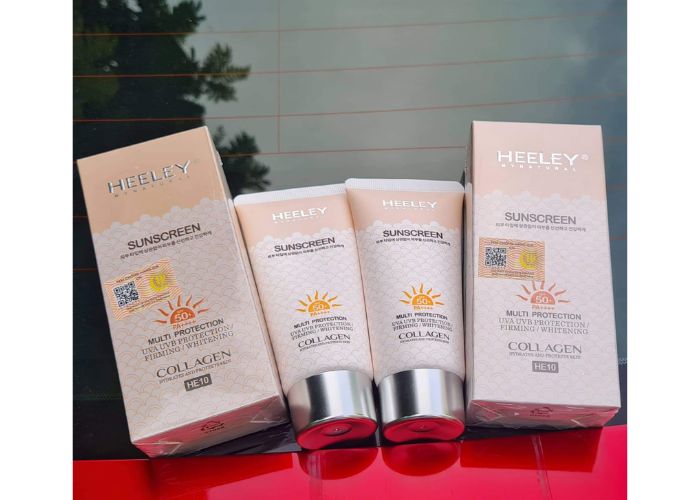 vô giá trị Review kem chống nắng Heeley Sunscreen có tốt không