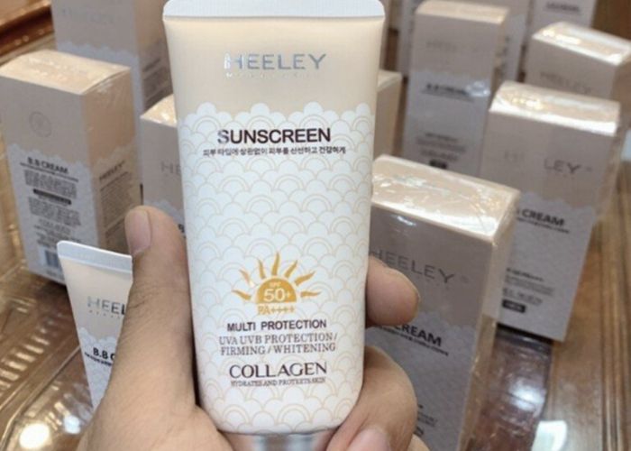 vô giá trị Review kem chống nắng Heeley Sunscreen có tốt không