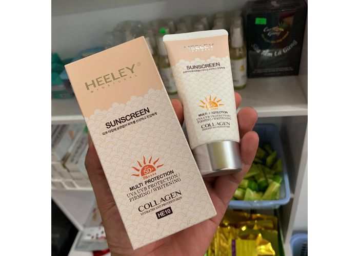 vô giá trị Review kem chống nắng Heeley Sunscreen có tốt không