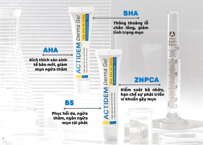 null Review trị mụn Actidem có tốt không