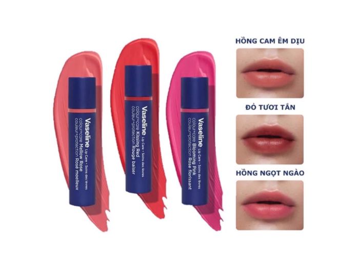null Review thành phần son dưỡng có màu Vaseline có tốt không