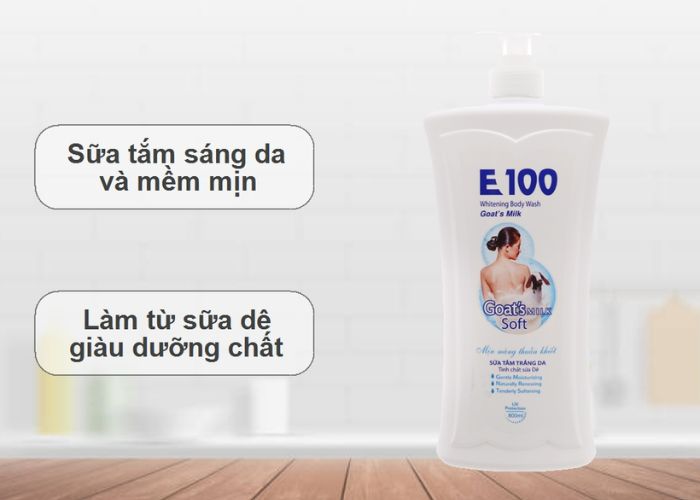 null Review sữa tắm dê E100 có tốt không?