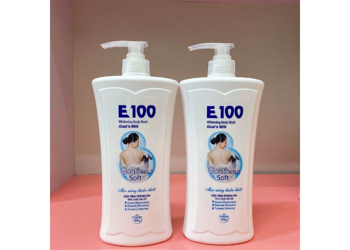 null Sữa tắm dê E100 màu nào thơm