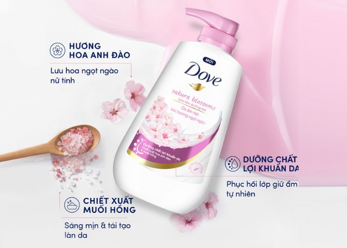 null Sữa tắm Dove 500g mùi nào thơm nhất?