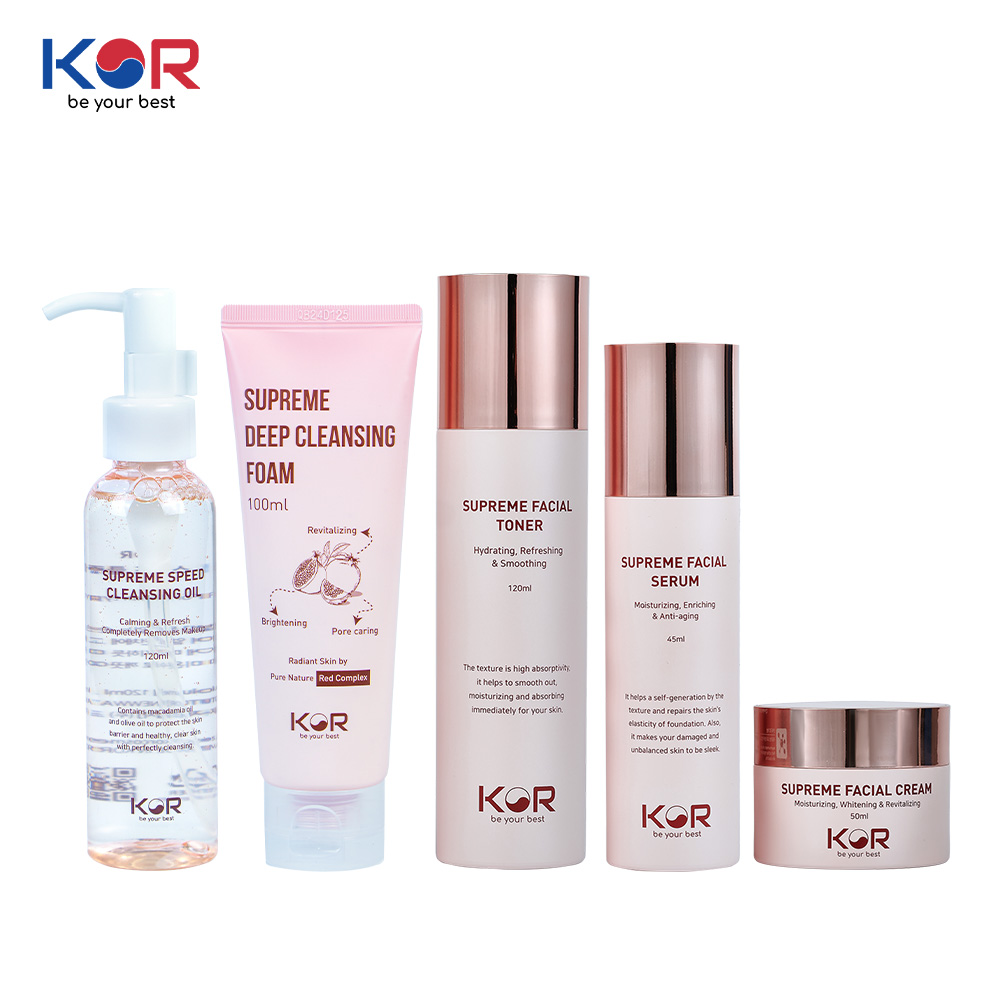 Bộ sản phẩm chăm sóc da 5 sản phẩm KOR