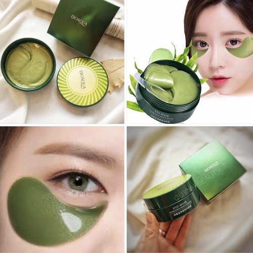 Review Mặt nạ mắt Bioaqua tảo biển Eye Mask Hydrating Moisturizing