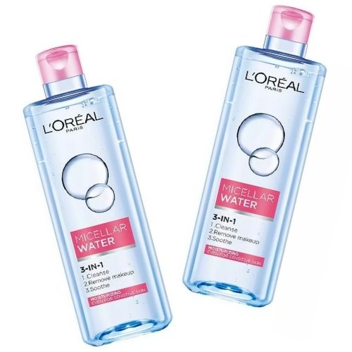 review công dụng nước tẩy trang L’oreal hồng