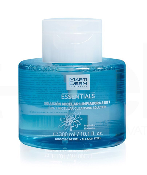 Nước tẩy trang Martiderm Essentials Micellar Cleansing Solution 3 in 1