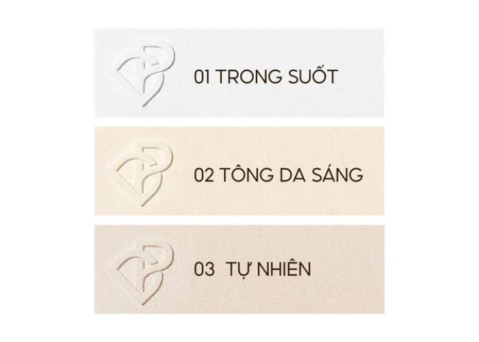 Phấn phủ Perfect Diary bảng màu có những màu nào