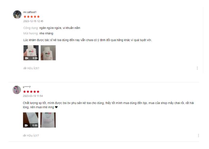Review hiệu quả từ người dùng