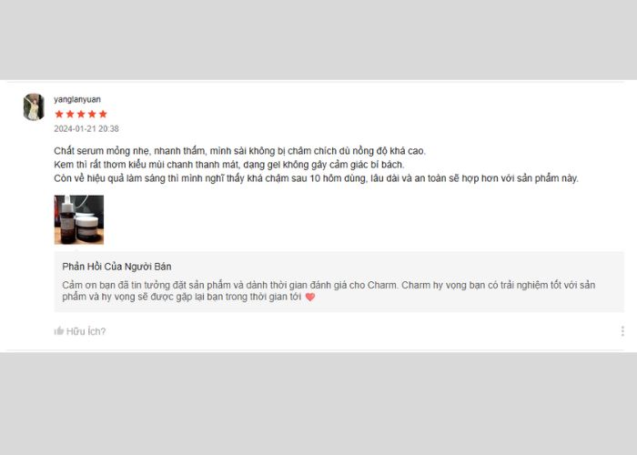 Review từ thực tế