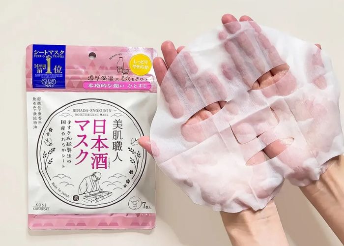Review mặt nạ bã rượu Sake có tốt không