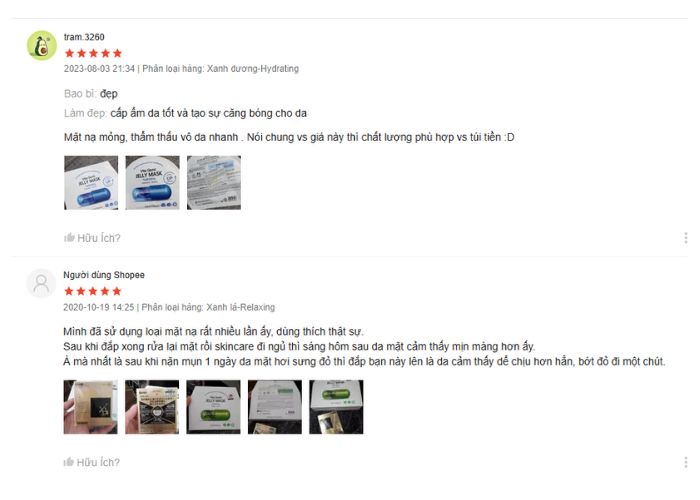 Review hiệu quả từ người dùng