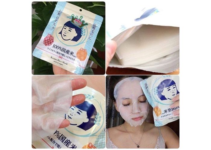 Cách sử dụng mặt nạ Keana Rice mask Nhật Bản