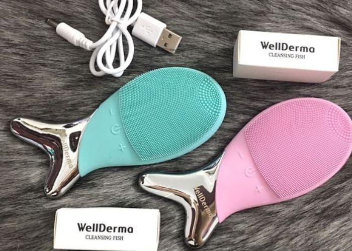 Review máy rửa mặt con cá Wellderma có tốt không