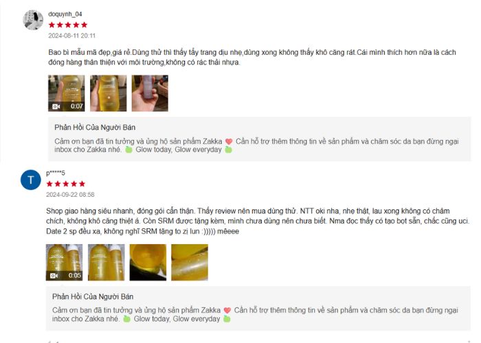Review từ người dùng