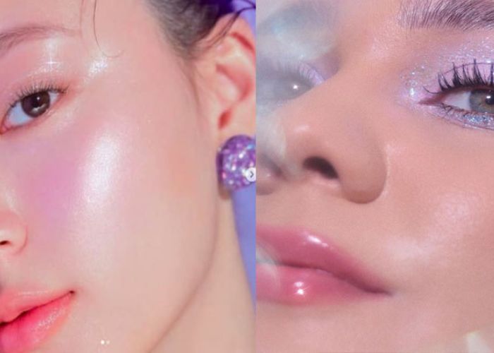 Review xu hướng trang điểm hot 2025 màu Lilac