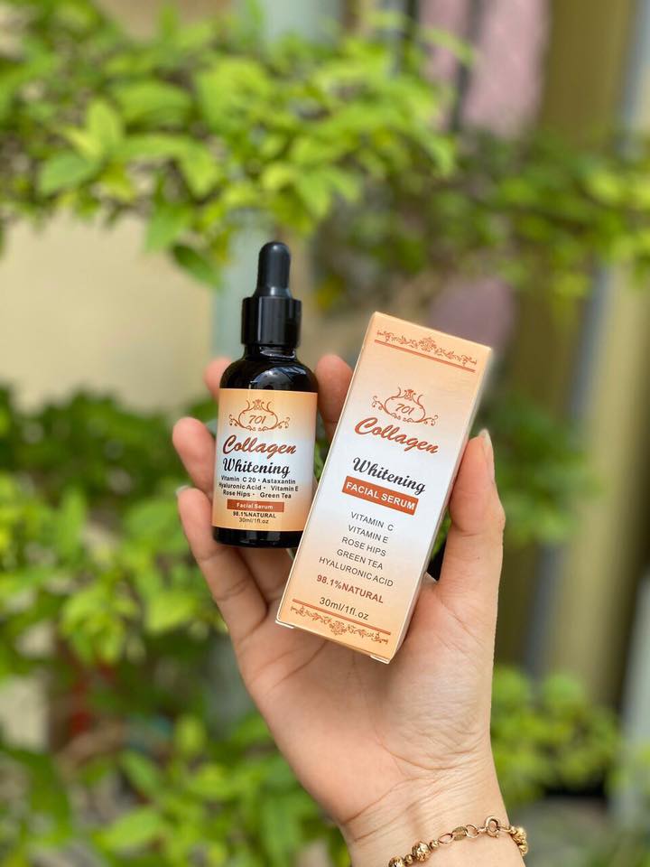 Review serum collagen 701 có trị mụn không