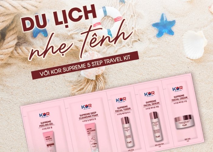 Khám phá thế giới làn da đẹp cùng bộ kit KOR