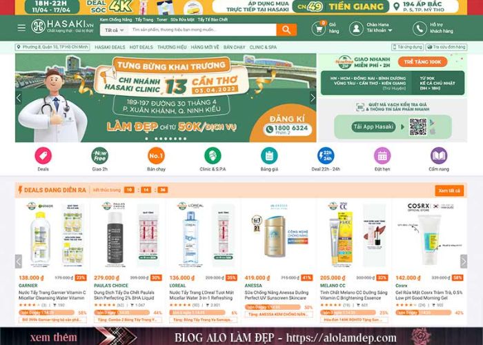 Top những website mỹ phẩm Hàn Quốc chất lượng nhất hiện nay