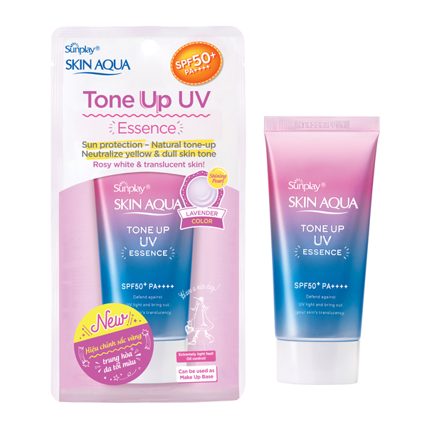 Kem chống nắng không cồn không paraben Sunplay Skin Aqua Tone Up UV Essence