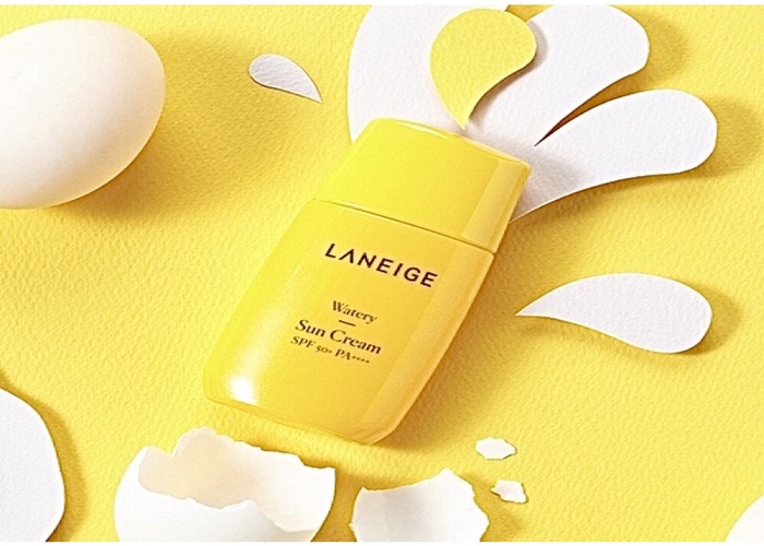 Kem chống nắng không cồn không hương liệu Watery Sun Cream Laneige