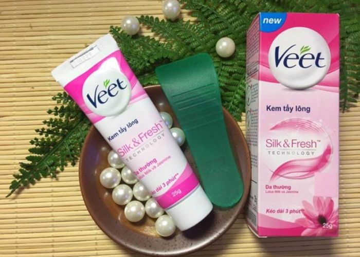 Kem tẩy lông Veet Nhật có bao bì, mùi hương như thế nào?