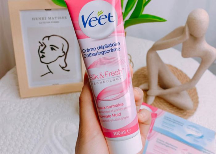 Cách dùng Kem tẩy lông Veet Nhật Bản