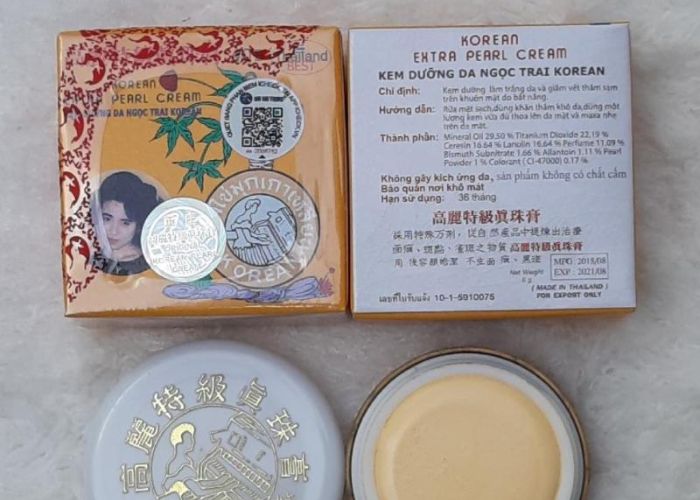 Cách sử dụng Kem dưỡng da ngọc trai Korean hiệu quả
