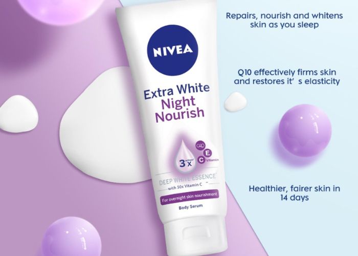 Tác dụng Sữa dưỡng thể Nivea ban đêm có tốt không