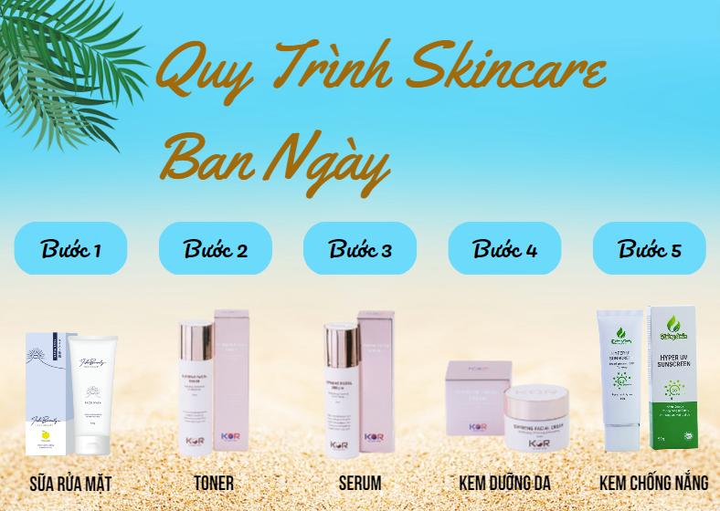 null Bộ skincare ban ngày bao gồm