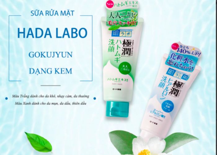Sữa rửa mặt trị mụn của Nhật Hada Labo nội địa