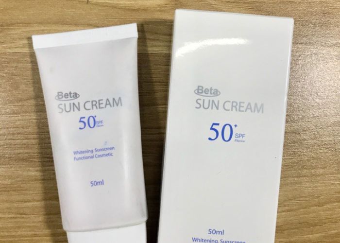 Cách dùng kem chống nắng Beta Sun Cream đúng cách