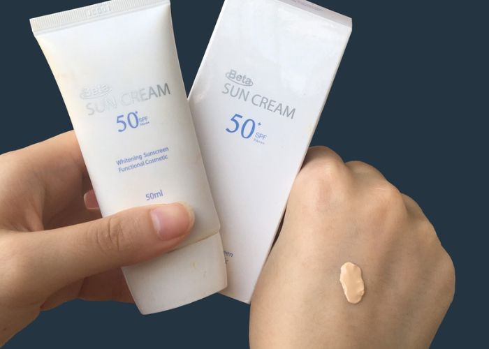 Review kem chống nắng Beta Sun Cream có tốt không