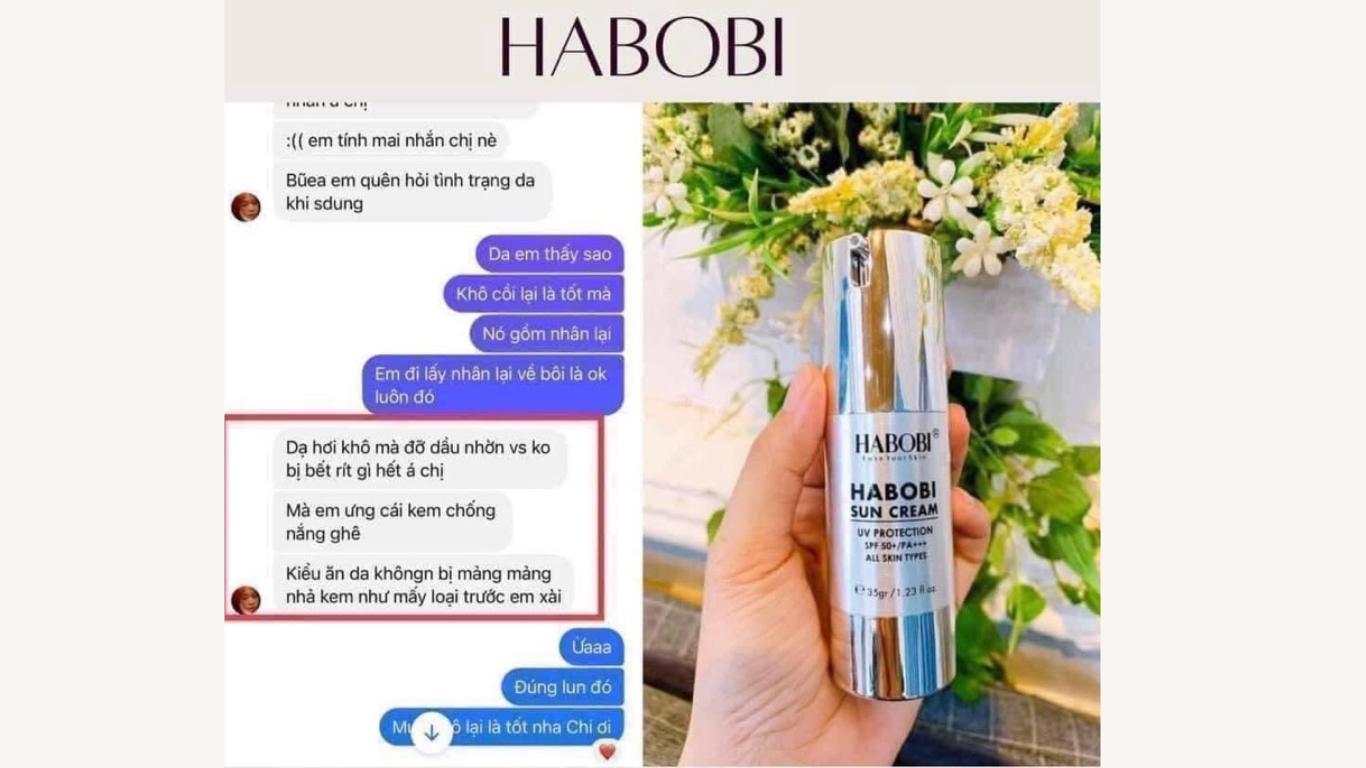null Kem chống nắng Habobi bảo vệ da trước tác hại của ánh nắng