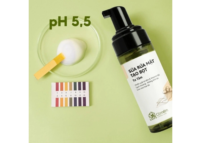 null Sữa rửa mặt rau má cỏ mềm 002