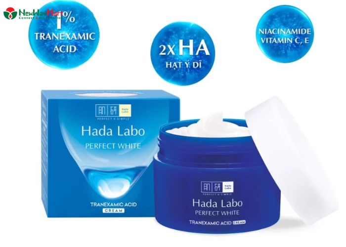 Hada Labo ngăn chặn sự hình thành melanin từ sâu bên trong da