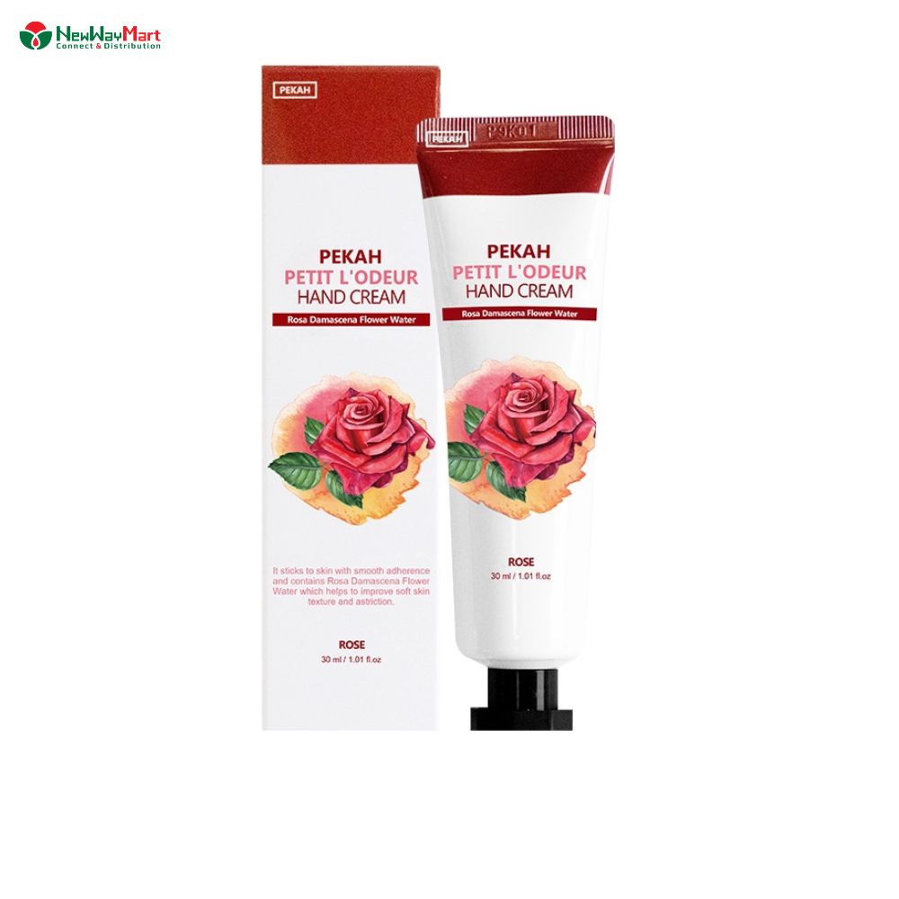 Kem Dưỡng Da Tay Làm Mềm Mịn Và Dưỡng Trắng Da PEKAH - PEKAH Petit L'odeur Rose Hand Cream 30ml