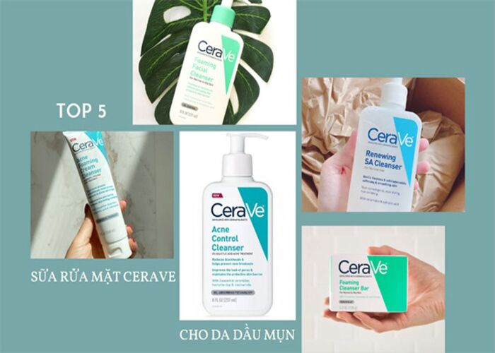 Sữa rửa mặt Cerave cho da dầu mụn tuổi dậy thì