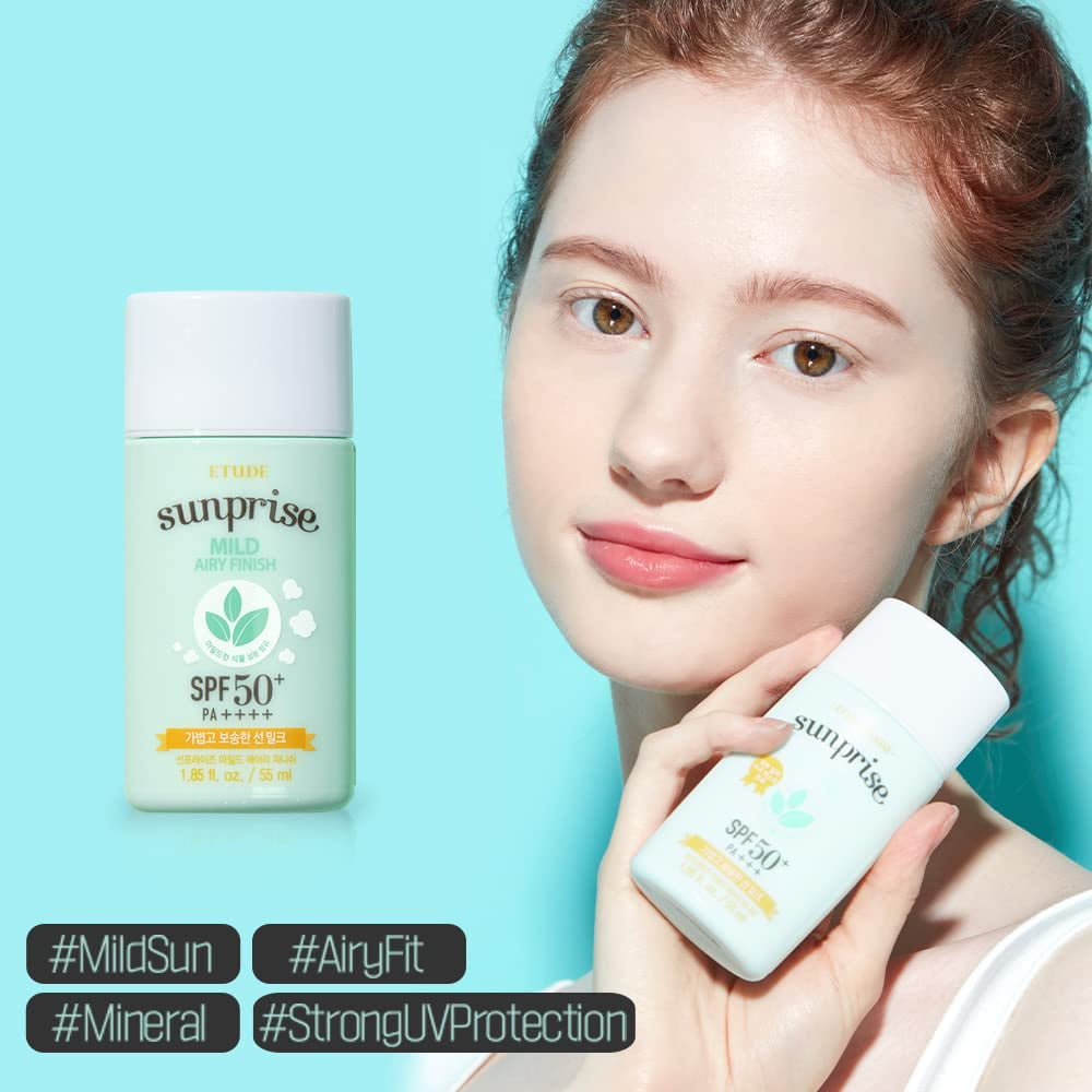 Etude House Sunprise Mild Airy Finish Sun Milk SPF50+ PA+++