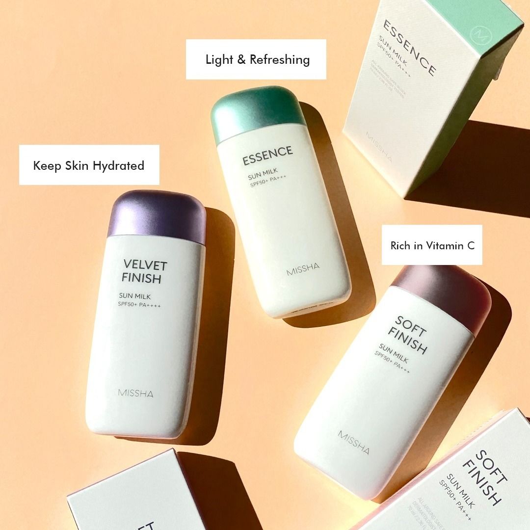 Missha All Around Safe Block Soft Finish Sun Milk SPF50+ PA+++