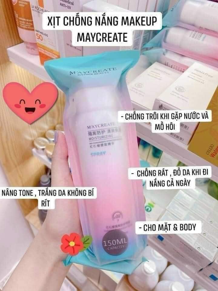 Review công dụng kem chống nắng Maycreate