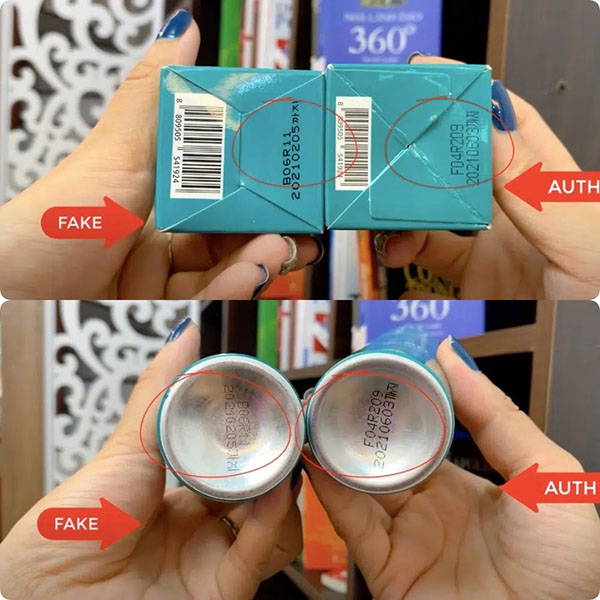 Nhận biết kem chống nắng Maycreate thật giả