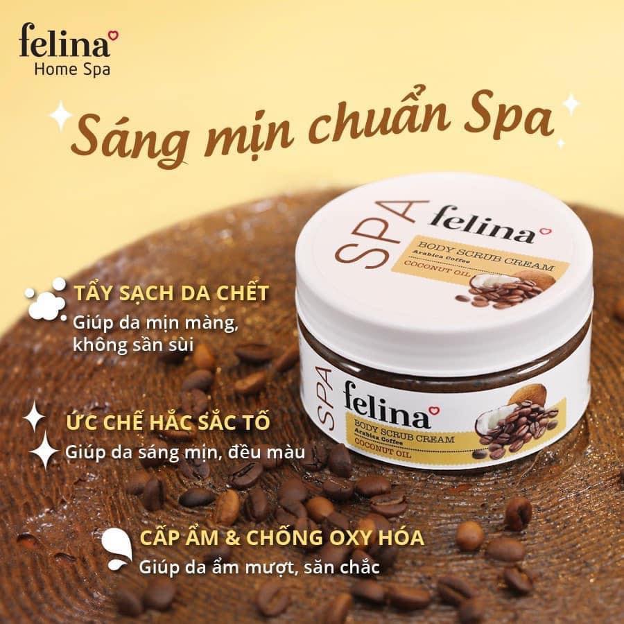 Review mùi hương kết cấu tẩy tế bào chết Felina
