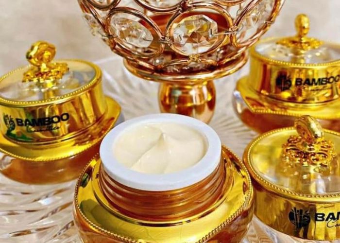 Kem dưỡng da Bamboo có bao bì được thiết kế sang trọng